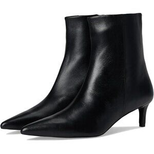 NWOT Seychelles Game Changer Pointed Toe Kitten Heel Boots Sz 7 Black Leather
